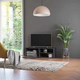TV Cabinet Grey 120x34x37 cm Engineered Wood - Top-Down View