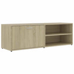 TV Cabinet Sonoma Oak 120x34x37 cm Engineered Wood