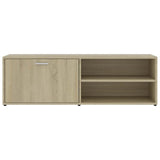 TV Cabinet Sonoma Oak 120x34x37 cm Engineered Wood - Side View