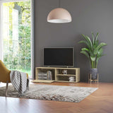 TV Cabinet Sonoma Oak 120x34x37 cm Engineered Wood - 45-Degree Angle