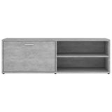 TV Cabinet Concrete Grey 120x34x37 cm Engineered Wood - Close-Up Angle