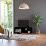 TV Cabinet High Gloss Black 120x34x37 cm Engineered Wood