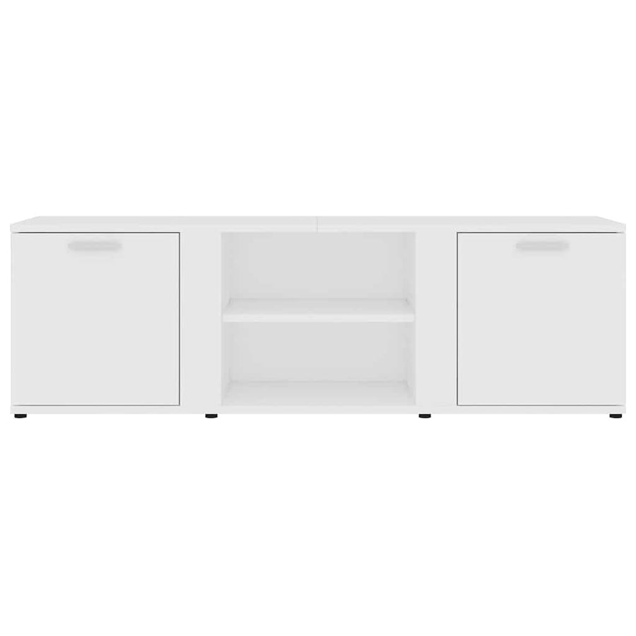 TV Cabinet White 120x34x37 cm Engineered Wood