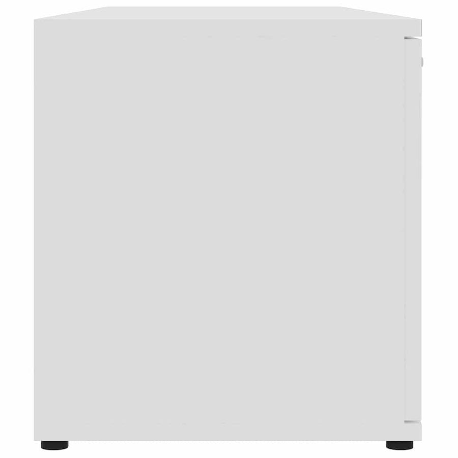 TV Cabinet White 120x34x37 cm Engineered Wood