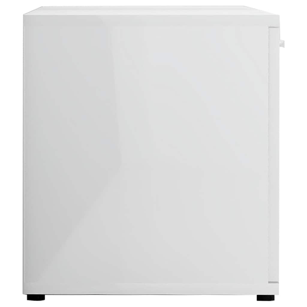TV Cabinet High Gloss White 120x34x37 cm Engineered Wood