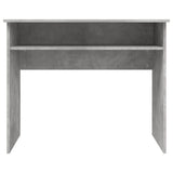 Desk Concrete Grey 90x50x74 cm Engineered Wood - Top-Down View