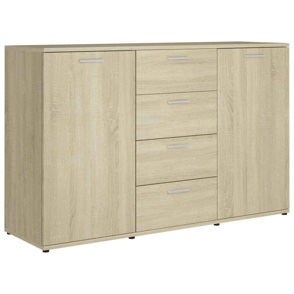 Sideboard Sonoma Oak 120x35.5x75 cm Engineered Wood