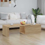 Coffee Table Sonoma Oak 150x50x35 cm Engineered Wood