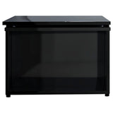 Coffee Table High Gloss Black 150x50x35 cm Engineered Wood