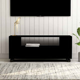 TV Cabinet Black 120x35x48 cm Engineered Wood