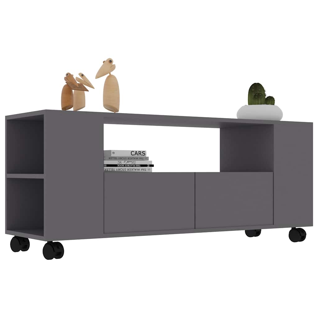 TV Cabinet Grey 120x35x48 cm Engineered Wood