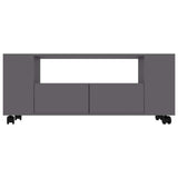 TV Cabinet Grey 120x35x48 cm Engineered Wood