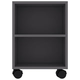 TV Cabinet Grey 120x35x48 cm Engineered Wood - 45-Degree Angle