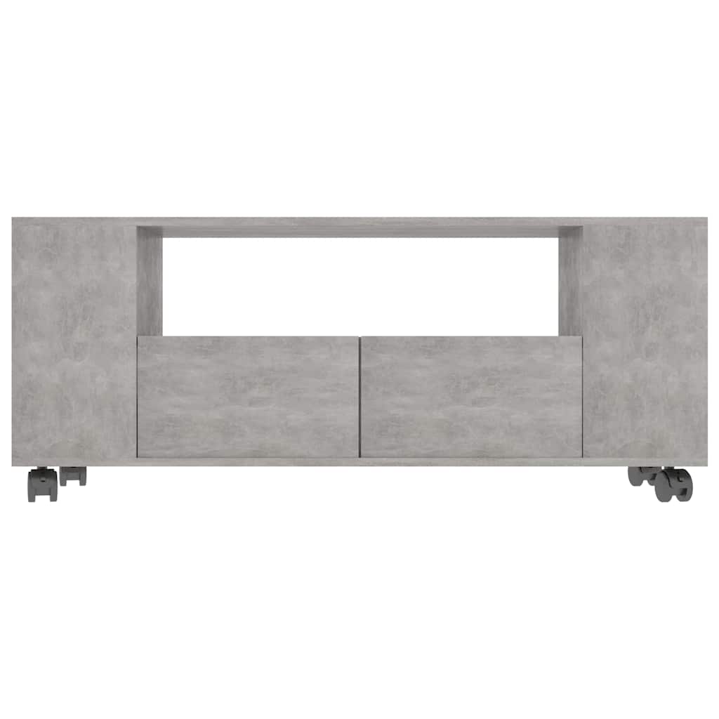 TV Cabinet Concrete Grey 120x35x48 cm Engineered Wood