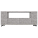 TV Cabinet Concrete Grey 120x35x48 cm Engineered Wood