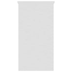 Desk White 80x40x75 cm Engineered Wood