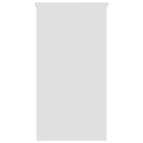 Desk White 80x40x75 cm Engineered Wood - Top-Down View