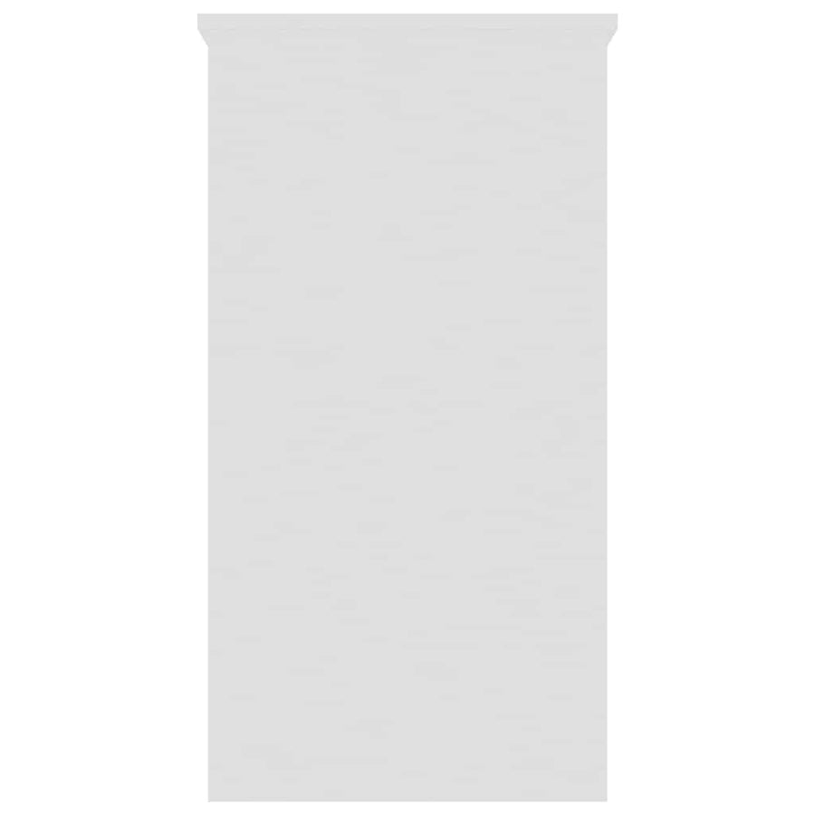 Desk White 80x40x75 cm Engineered Wood