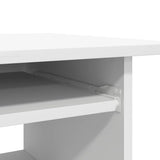 Desk White 80x45x74 cm Engineered Wood - Low Angle