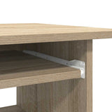 Desk Sonoma Oak 80x45x74 cm Engineered Wood - Low Angle