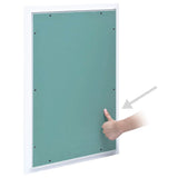 Access Panel with Aluminium Frame and Plasterboard 400x600 mm - Side View