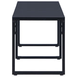 Garden Bench 180 cm PS Board Black