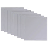 Frameless Mirror Tiles Glass 16 pcs 20.5 cm - Side View