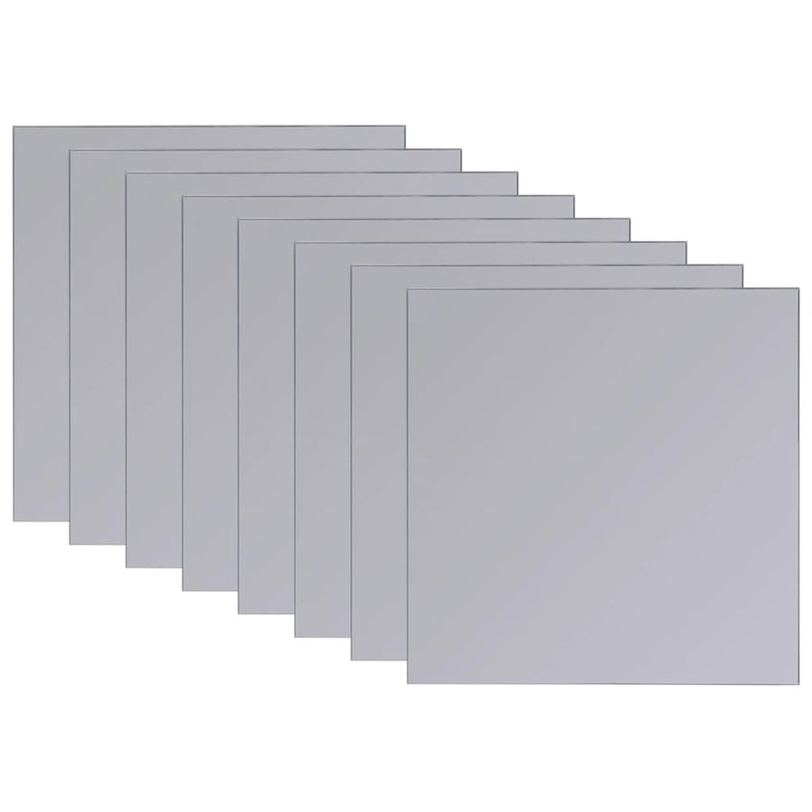 Frameless Mirror Tiles Glass 16 pcs 20,5 cm