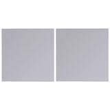 Frameless Mirror Tiles Glass 16 pcs 20.5 cm - Top-Down View