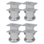 Sofa Legs 8 pcs Round Chrome 60 mm