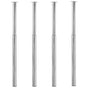 Telescopic Table Legs 4 pcs Chrome 710 mm-1100 mm