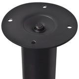 Telescopic Table Legs 4 pcs Black 710 mm-1100 mm - Top-Down View