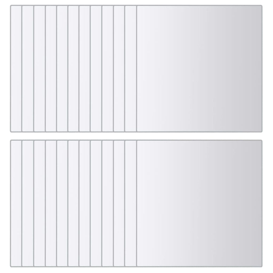48 pcs Mirror Tiles Square Glass