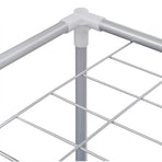 2-Section Laundry Sorter Hampers 2 pcs a Top Shelf for Drying