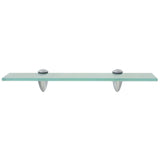Floating Shelves 2 pcs Glass 40x10 cm 8 mm - Side View