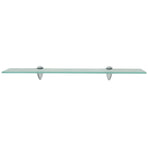 Floating Shelves 2 pcs Glass 60x10 cm 8 mm