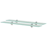 Floating Shelves 2 pcs Glass 70x10 cm 8 mm