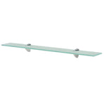 Floating Shelves 2 pcs Glass 70x10 cm 8 mm