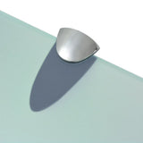 Floating Shelves 2 pcs Glass 80x10 cm 8 mm
