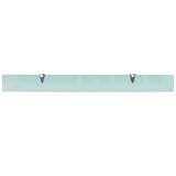 Floating Shelves 2 pcs Glass 100x10 cm 8 mm