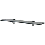 Floating Shelves 2 pcs Glass 60x10 cm 8 mm