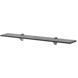 Floating Shelves 2 pcs Glass 70x10 cm 8 mm - Front View