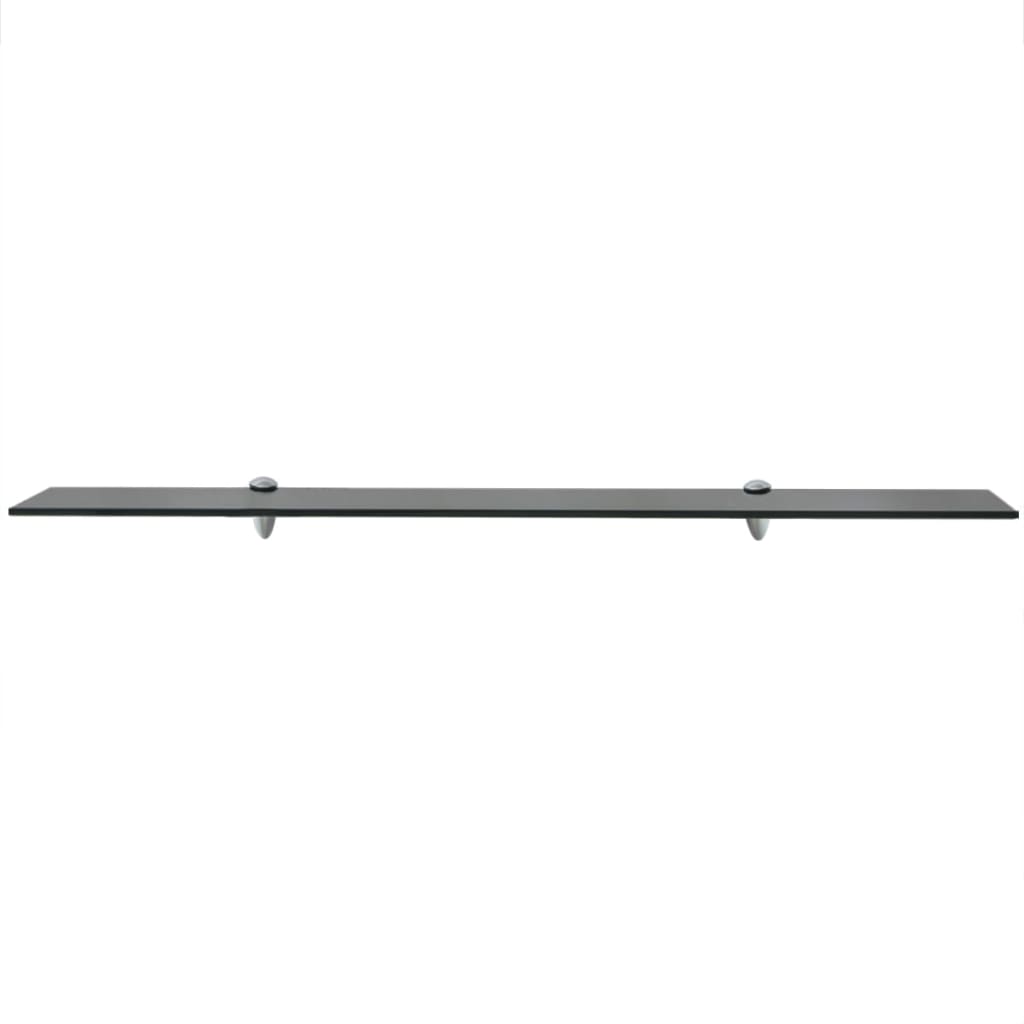 Floating Shelves 2 pcs Glass 100x10 cm 8 mm