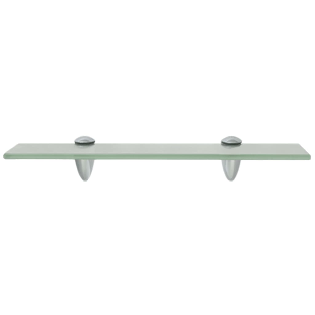 Floating Shelves 2 pcs Glass 40x10 cm 8 mm