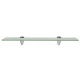 Floating Shelves 2 pcs Glass 50x10 cm 8 mm - Front View