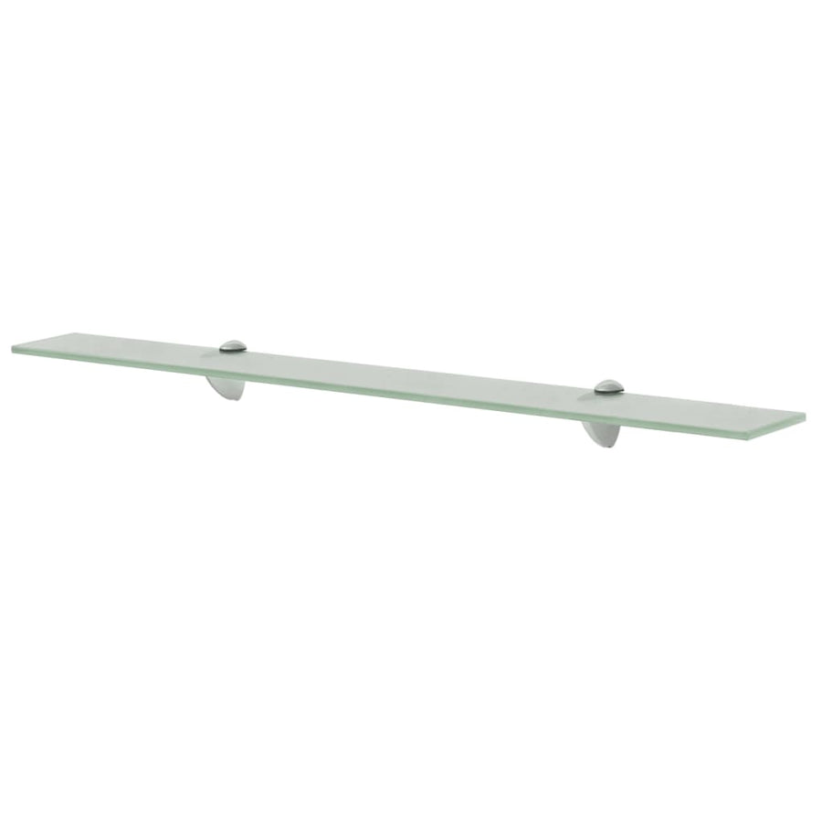 Floating Shelves 2 pcs Glass 80x10 cm 8 mm