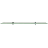 Floating Shelves 2 pcs Glass 80x10 cm 8 mm