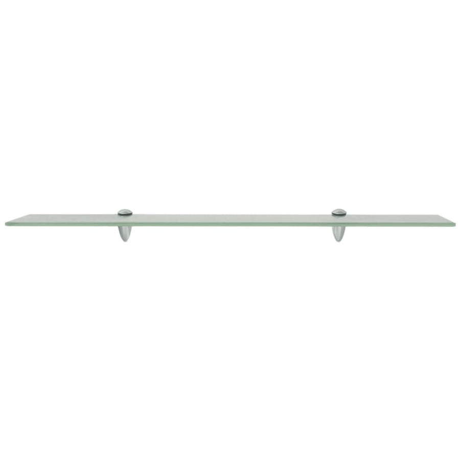 Floating Shelves 2 pcs Glass 80x10 cm 8 mm