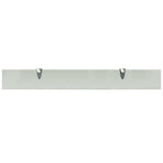 Floating Shelves 2 pcs Glass 80x10 cm 8 mm