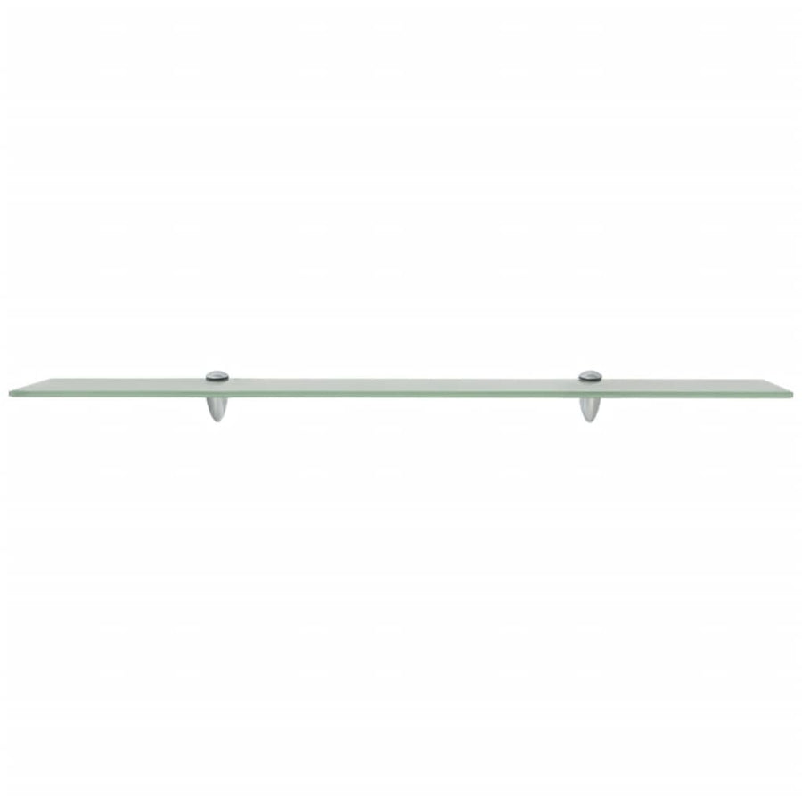 Floating Shelves 2 pcs Glass 90x10 cm 8 mm